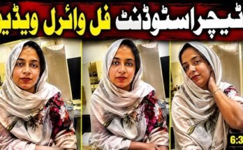 Teacher Student Viral Pakistan Video