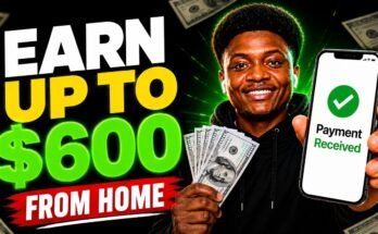 These 5 Legit Websites Pay You To Work From Home | Earn Up To $600 Monthly