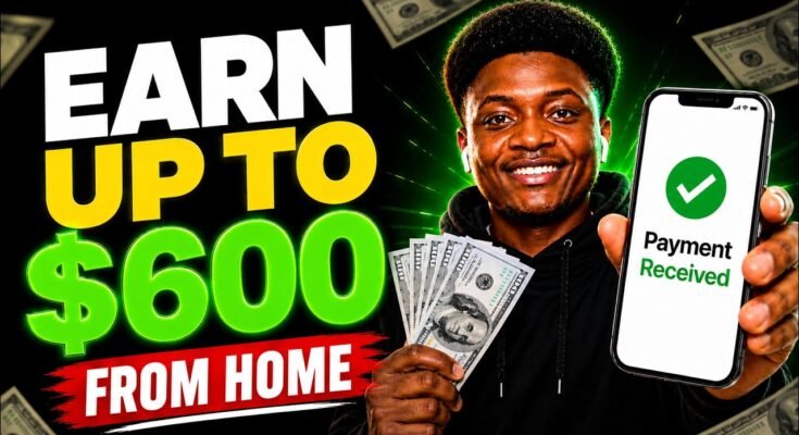 These 5 Legit Websites Pay You To Work From Home | Earn Up To $600 Monthly